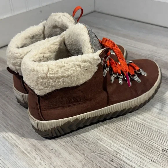 Sorrel Out N About Plus Conquest Women's Waterproof Brown Boots Sz 8.5 - Picture 4 of 10